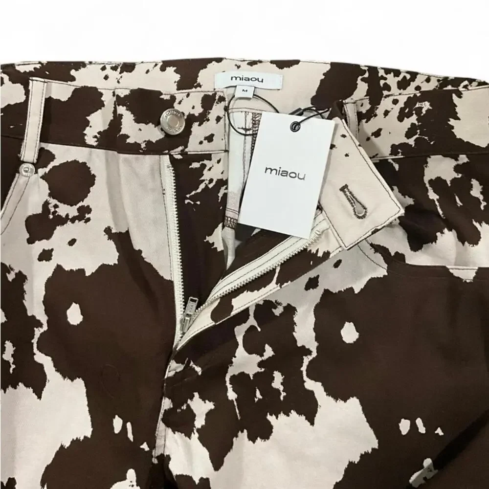 NWT MIAOU x Revolve | SZ M | Coastal Cowgirl Mid Rise Straight Leg Jeans Pants - Picture 10 of 11